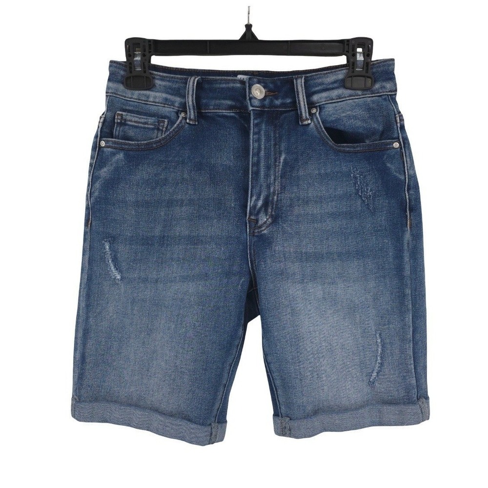 Wax Jean Bermuda Denim Shorts